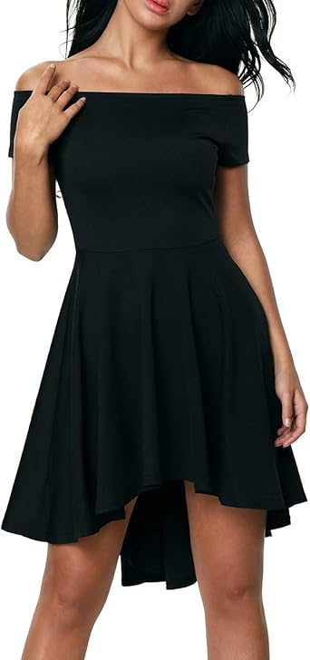 boat neck one piece dress