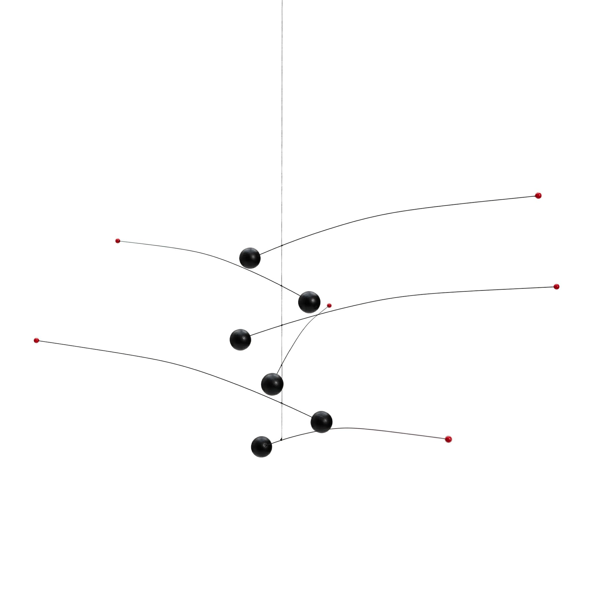 Flensted Mobiles Futura Hanging Mobile Black