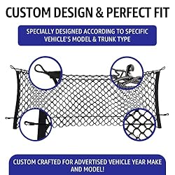 Envelope Style Trunk Mesh Cargo Net for Ford