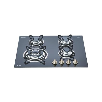 Glen Glass Built In Hob 4 Burner (Alda) (555x476mm)