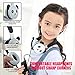 EINSKEY Kids Headphones with Panda Bear, Stainless Steel Adjustable Headband, Food-Grade Silicone Skin, Volume Limited Wired On-Ear Headset for Children Boys & Girls