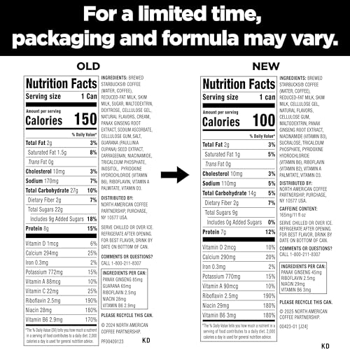 STARBUCKS TRIPLESHOT COFFEE ENERGY DRINK, MOCHA, TRIPLE BLEND, 165MG CAFFEINE, B VITAMINS, PROTEIN, ICED COFFEE, 11 FL OZ CANS (12 PACK)