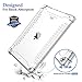 TiMOVO Cover Compatible for iPad 9.7 2018/2017 Case, Shockproof Impact Resistant Flexible Soft Transparent Clear TPU Protective Shell with Air Cushion Fit iPad 9.7