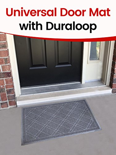 SlipToGrip Universal Door Mat â€“ Plaid Design Size 35â€ x 23â€ â€“ Anti Slip, Durable & Washable â€“ Duraloop Mesh Entrance Outdoor & Indoor Welcome Mat â€“ Dirt and Dust Absorber