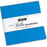 Bella Solids Bright Charm Pack 42 5-inch Squares Moda Fabrics 9900PPB