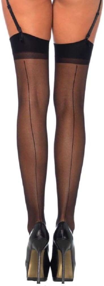 Leg Avenue Plus Size Women Nylon Stockings in Nude Transparent Size About 42