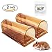 The Amazing Smart Mouse Trap w/Starter Bait - Humane Live Cage Catches Mice, Hamsters, and Other Small Rodents (Set of 2)