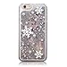 iPhone 6/6s Case, Mini-Factory 3D Unique Liquid Snowflake Design Protective Cover Case for iPhone 6s(2015) & iPhone 6(2014) - Christmas / Winter / Snowflake (Silver)