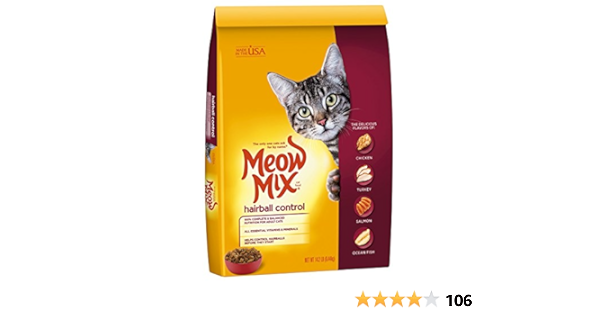 meow mix hairball control 14.2 lb