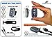 FREEMOVE LED Safety Light | HIGH Visibility Running Cycling Gear | 4 Modes Flashing Led Lights Red & White | USB Rechargeable Belt Clip Running Light | Pet Dog Collar Strobe | Bike Tail Warning Light