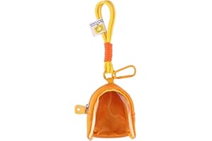 Sac de rangement en toile pour Tamagotchi Paradise - Étui compact transparent et léger, Jaune, tendance.