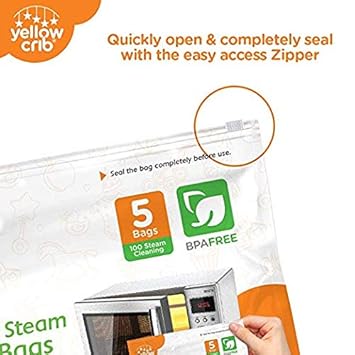 Amazon.com: Bolsa esterilizadora de vapor para microondas y ...