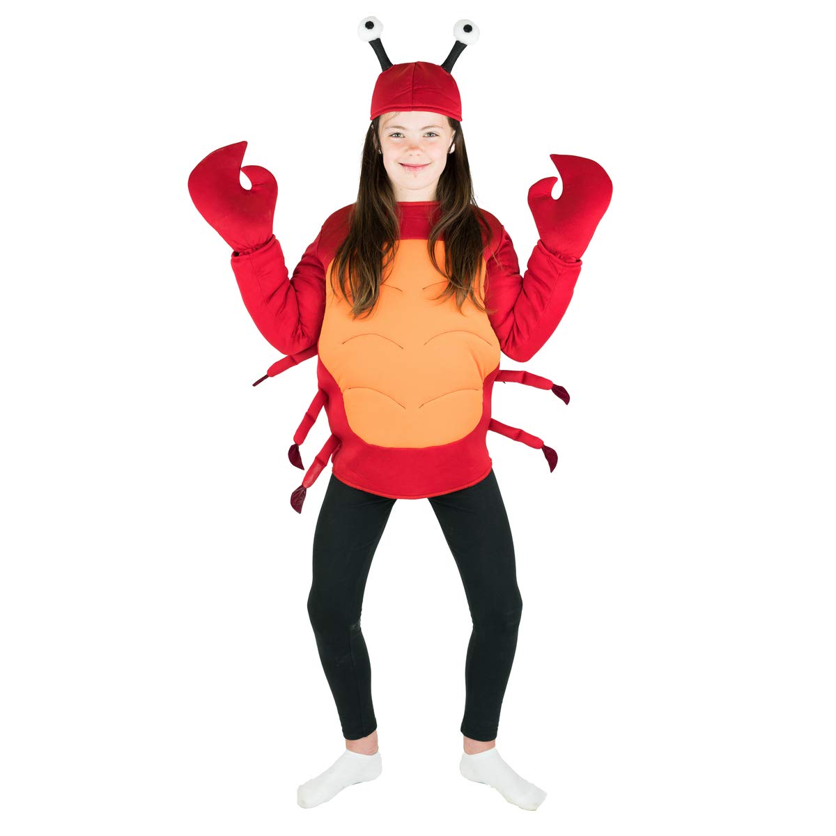 Bodysocks® Crab Fancy Dress Costume (Kids)
