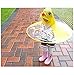 ANEXA Cute Kids Raincoat Cartoon Umbrella Yellow Duck Packable Children's Hooded Poncho Cloak (Small, Yellow Duck)