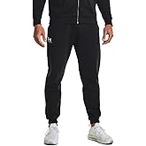 Under Armour Men's Essential Fleece Joggers, Black, M