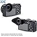 JJC ES-A6300 Large Eyecup Eyepiece for a6300 a6000, Ergonomic Oval Shape Soft Silicone, 360º Rotatable, a6300 Eye Cup, a6000 Eyecup, a6300 Eye Piece, Compatible with Sony a6300 a6000 NEX-6 NEX-7