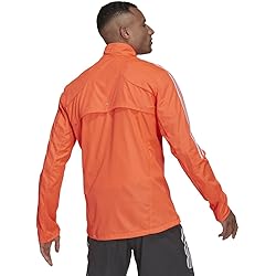 adidas Men's Marathon Jacket 3-Stripes, Solar