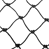 Bird-X PE-Plus Netting for Pigeons Sparrows Starlings 25x25 Feet Black | 3/4-Inch Hole Openings, Light and Moisture Access, Rectangular, Commercial Applications, Easy Installation