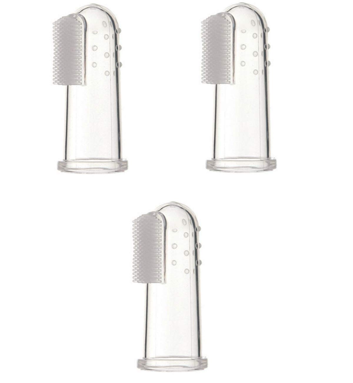 Finger Toothbrush for Toddlers,Finger Toothbrush 0 2 Years FDA Grade Soft Silicone for Clean Teeth and Gums by Noondl