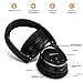 JIFFY J200 Active Noise Cancelling Bluetooth Wireless Headphones with Microphone Over the Ear, Comfortable Lightweight Protein Earpads foldable, Phone Volume Control 30 Hours Playtime for 3.5mm device