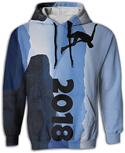 HKHJO Unisex Pullover Hooded New Years Sweatshirt Cap Pocket Printed Long Sleeve Tops Coats
