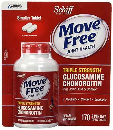 Move Free Advanced Triple Strength, 170 Count(Size: One Bottle of 170 Tablets) by Move Free Advanced