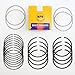 Premium Quality Piston Rings Set 1998-2008 Toyota Chevrolet Pontiac 1.8L 1ZZFE Nippon NPR Brand Made in Japan Standard Size