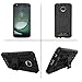 Yiakeng Moto Z Play Droid Case, Shockproof Impact Protection Tough Rugged Dual Layer Protective Case Cover with Kickstand for Motorola Moto Z Play Droid (Grreen)