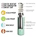 Water Bottle, Elegant Life Stainless Steel Leak Proof Sport Water Bottles, Double Walled Vacuum Insulated Thermoses, Ice Cold Up To 24 Hrs/Hot 12 Hrs, Come with a Cleaning Brush 16ounce (green)