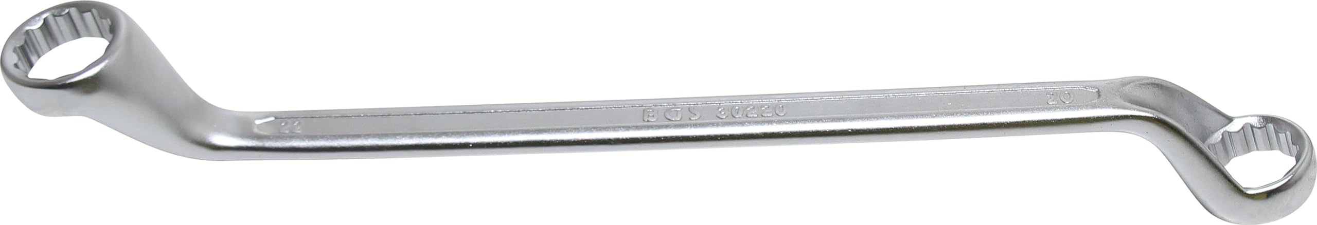 BGS 30220 | Double Ring Spanner | deep offset ends | 20 x 22 mm