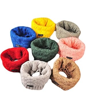 Fashion Winter Warm Knitted Loop Wraps Scarf For Boys&Girls