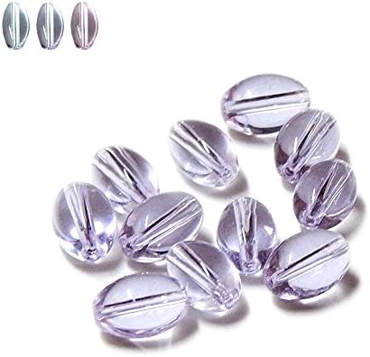 OVAL GLASS BEADS two sizes to choose from ALEXANDRITE COLOR CHANGING FREE SHIP (9x6mm)