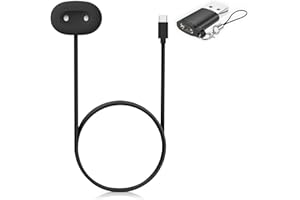 Charger for Google Pixel Watch 4 41MM/45MM Charging USC+USB Portable Magnetic Charging Cable-Black
