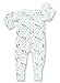Pajammie Zipsuits Unisex Baby Bamboo and Organic Cotton Romper Footie with 2-way zip (18-24 Months, Unicorns)