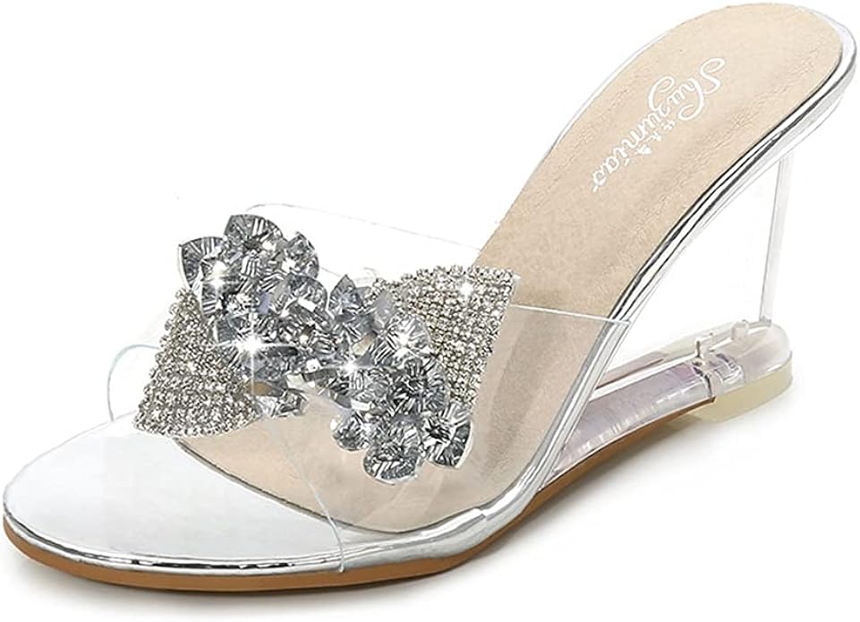 Wedges | Maven Clear Platform Wedge Sandals Clear - Steve Madden Womens â Ylati Architetti