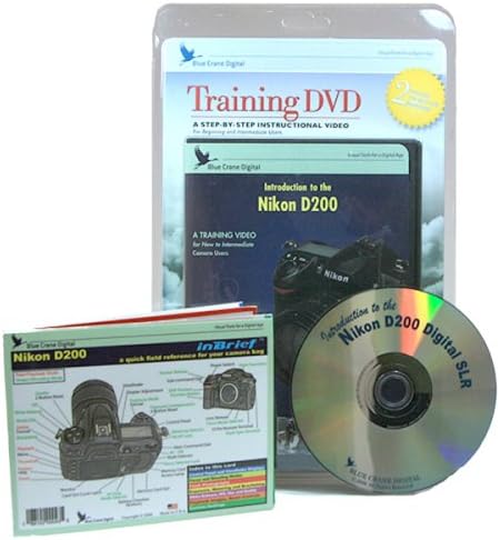 Nikon D200 Training DVD and Laminated inBrief Reference Card