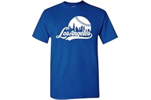 Xtreme Apparrel Cityscape Skyline Men's T-Shirt for Baseball Fans