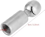 Oumefar 3/8" Female Stainless Rotary Spray Cleaning Ball Tank Cleaning Tool Low view 2