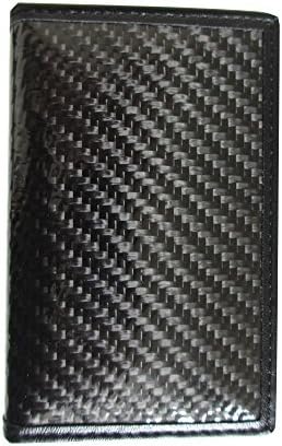 Carbon fiber Bifold Wallet Money Card Holder RFID Blocking Secure Protection