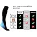 2 Pairs Eulay Men & Women Graduated Compression Socks Ideal for Running, Pregnancy, Flight & Travel, Nursing,Shin Splints,Boost Stamina, Circulation, & Recovery. (large/extra large)