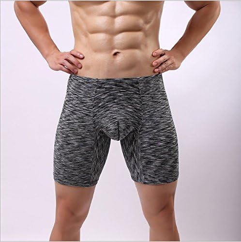 LnLyin Men's Spandex Anti-Wear Underwear Boxer Shorts U Pouch Soft Underwear for Men
