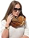 Dimore Women Thick Warm Blanket Fringe Scarf Wrap Square Tartan Scarves Shawl Checked Pashmina Coffe