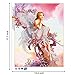 AIRDEA 5D DIY Diamond Painting Butterfly Kits for Adults Beginners, Fairy Diamond Painting Art 5D Partial Drill Gem Painting Embroidery Rhinestone Cross Stitch Arts Wall Decor 32x45 cm