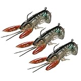 Lixada Soft Fishing Lure Crawfish Bait Shrimp Lobster Claw Artificial Lure Swimbait 8cm/14g