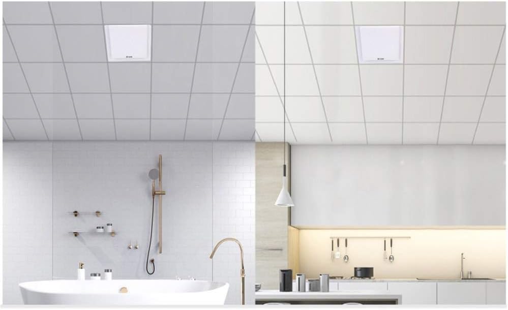 Badlufter Abluftventilator 12 Abzugshaube Badezimmer Decken Beluftungs Haushalts Zoll Auspuff Leistungsfahiger Leiser Dampfer Size B 7 12m2 Amazon De Baumarkt