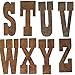 Farmhouse Rustic 6 Inch Flat Metal Letters And Numbers Wall Art Decor, Outdoor Country Rusted Steel Monogram Decorations, Welcome, Home, Joy, Wall Signs For Barn, Nursery, Living Rooms