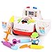 Geefia Rescue Vehicle Set with Medical Equipment Toy Ambulance Toy, Bump and Go, Light music and Medical Sound