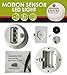 Motion Sensor Light - Battery Powered - Efficient Wireless LED Nightlight - Stick-On Anywhere - Guaranteed High Performance and Great Customer Support