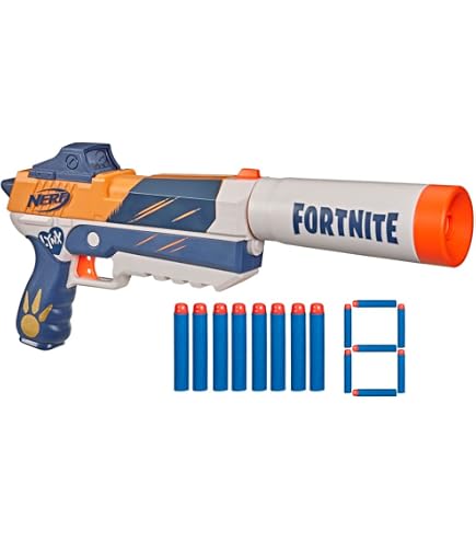Nerf Fortnite GL Rocket Blaster - Drum, Pump Action - Contains 6