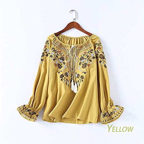 embroidered boho tops